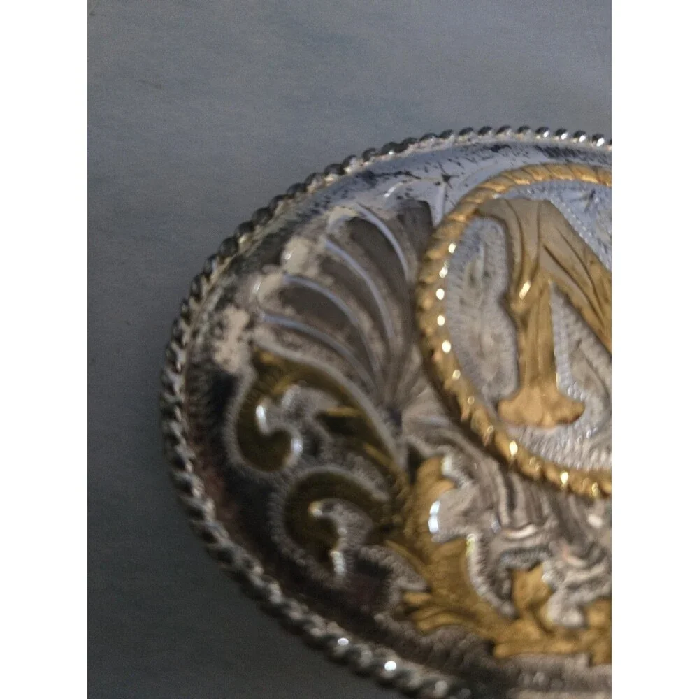 Vtg. Letter N Belt Buckle (O-17)